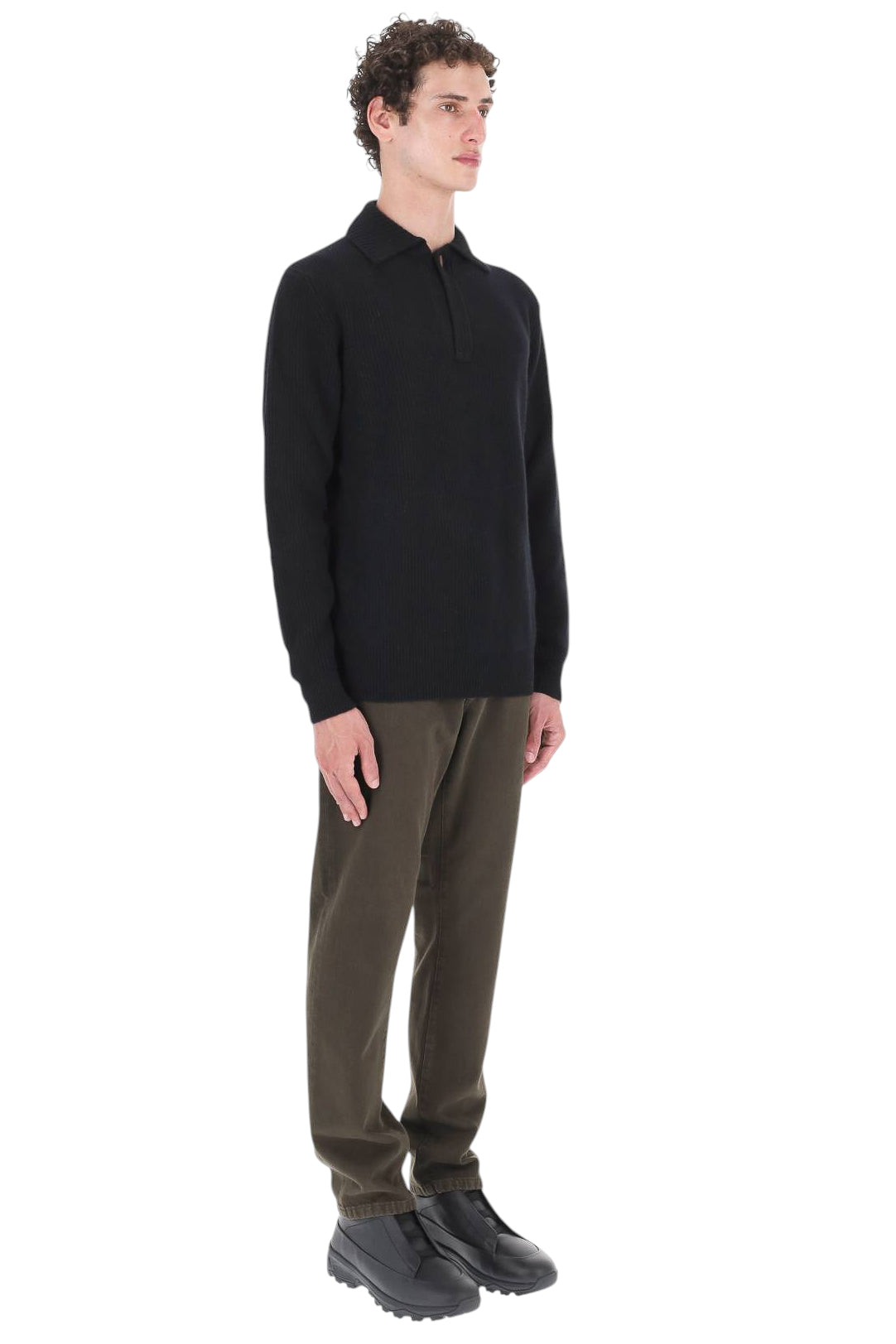 Ballantyne Polo-maglieria a costine in lana B2W201-7W067/2 15517
