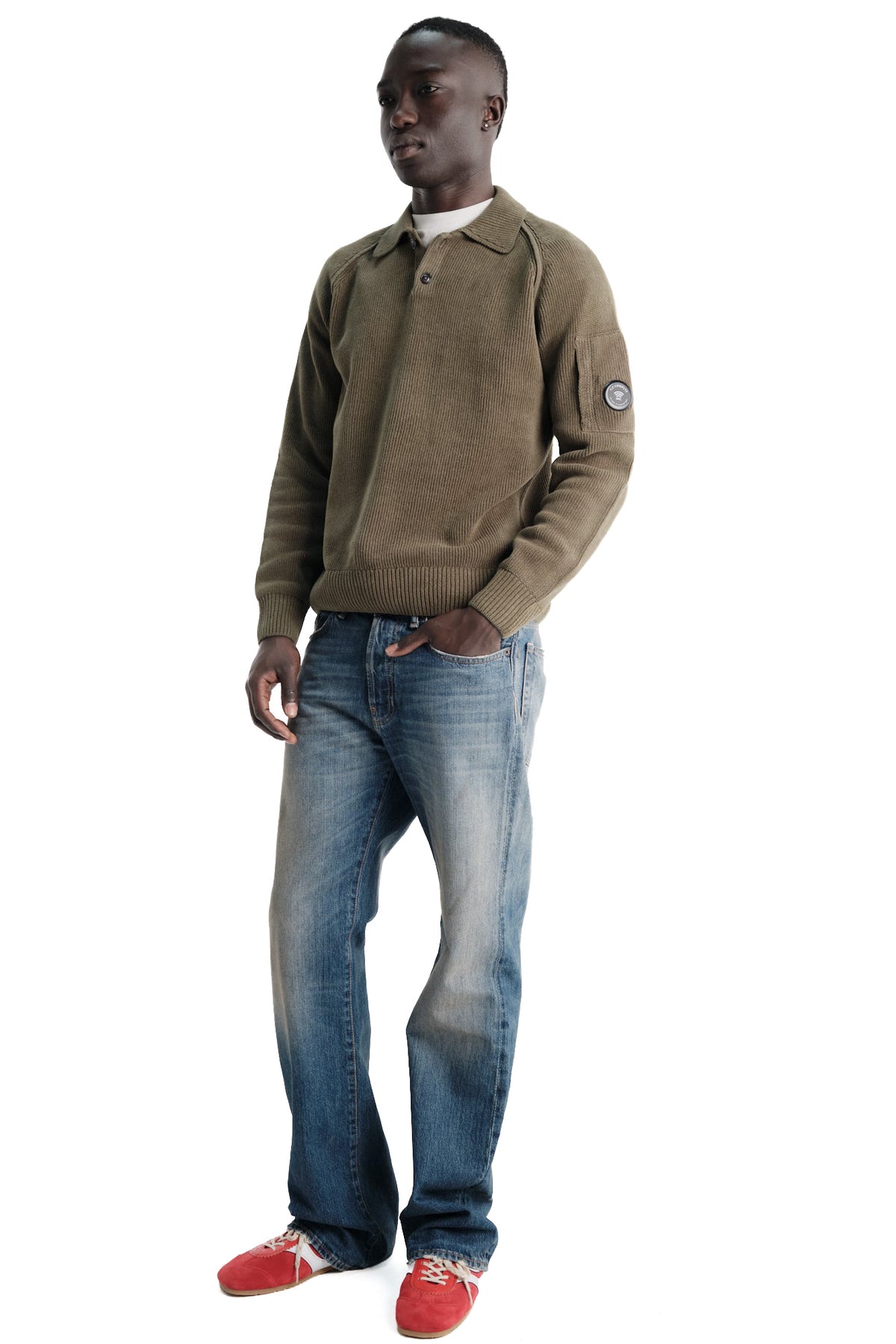 CP Company Polo-maglieria in ciniglia di cotone 21CMKN198A00 5558G 683