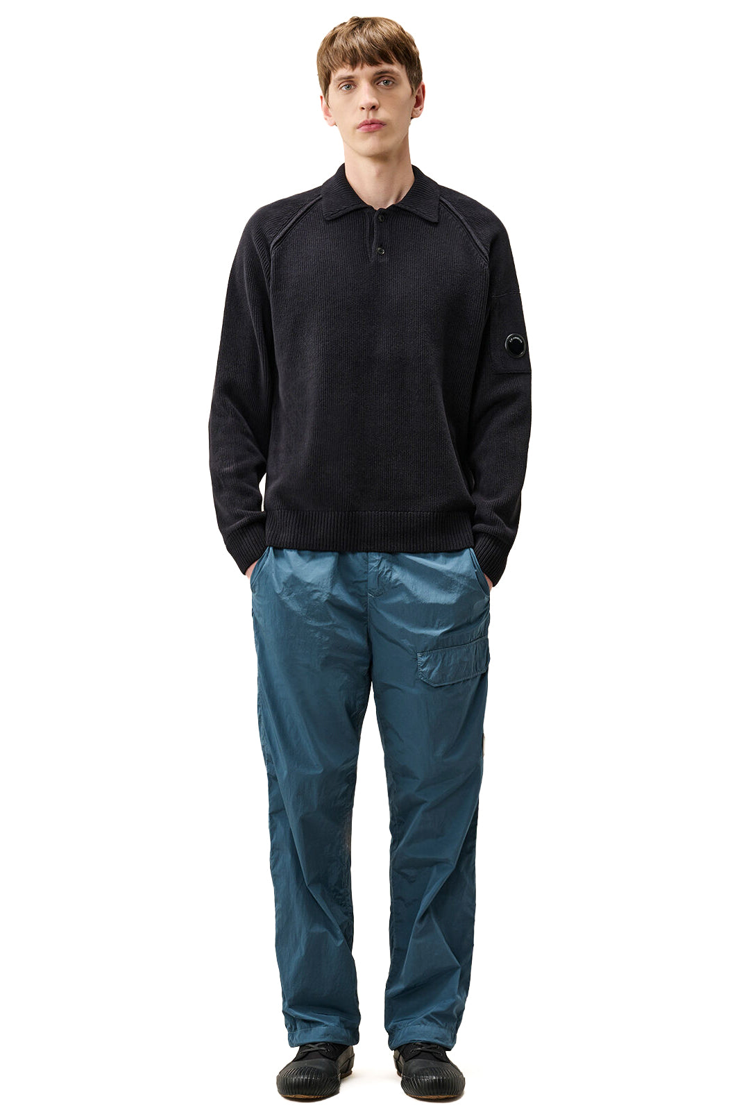 CP Company Polo-maglieria in ciniglia di cotone 21CMKN198A00 5558G/2 888