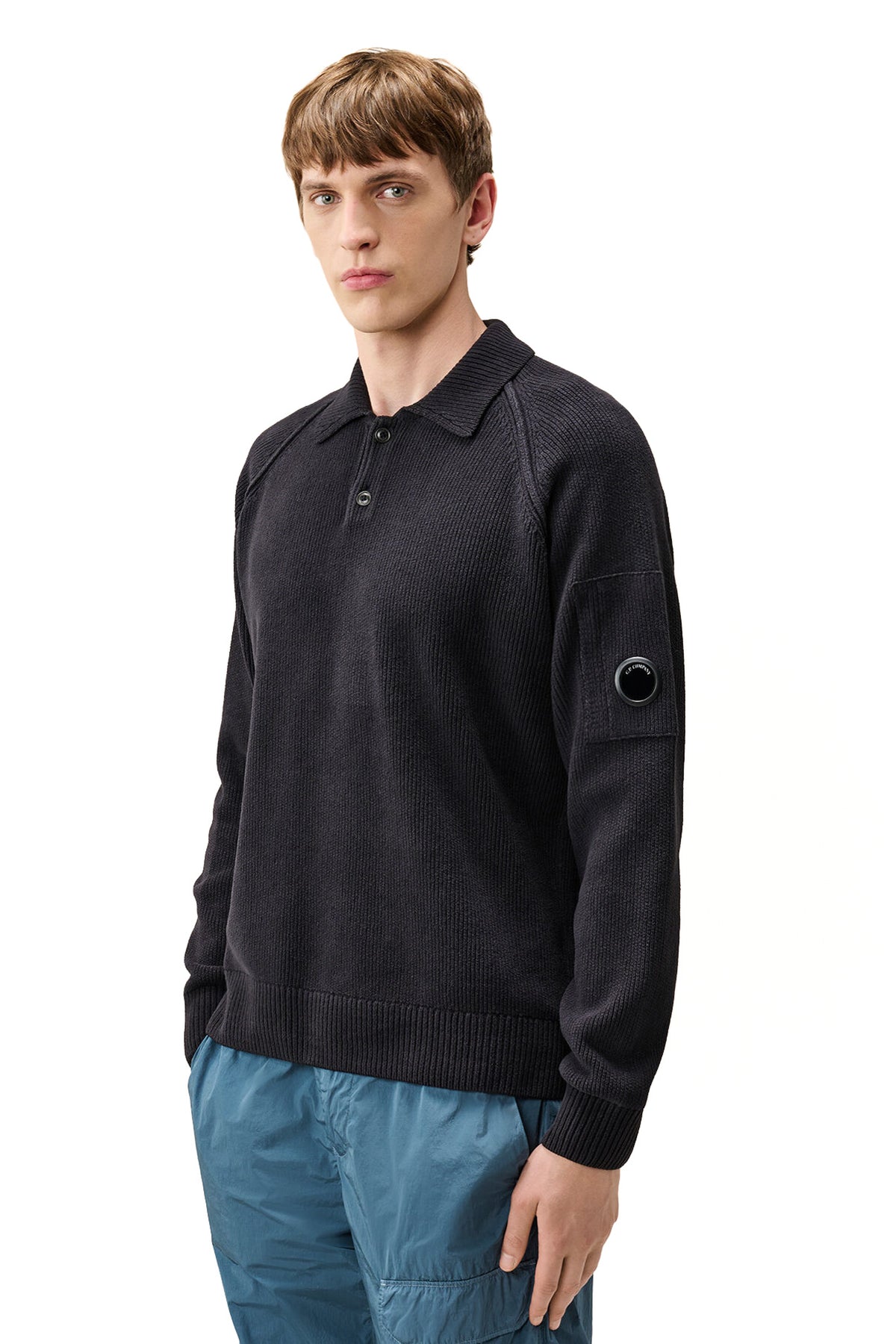 CP Company Polo-maglieria in ciniglia di cotone 21CMKN198A00 5558G/2 888
