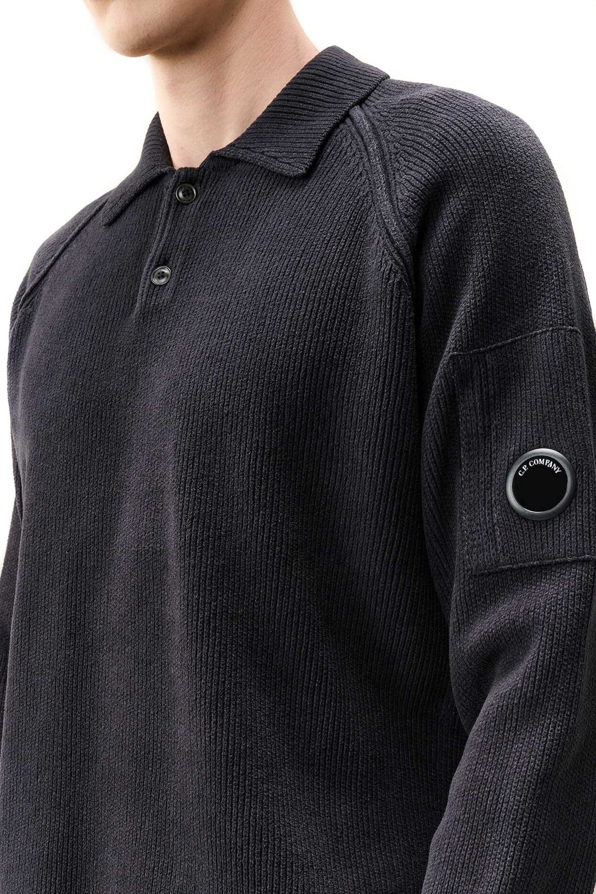 CP Company Polo-maglieria in ciniglia di cotone 21CMKN198A00 5558G/2 888