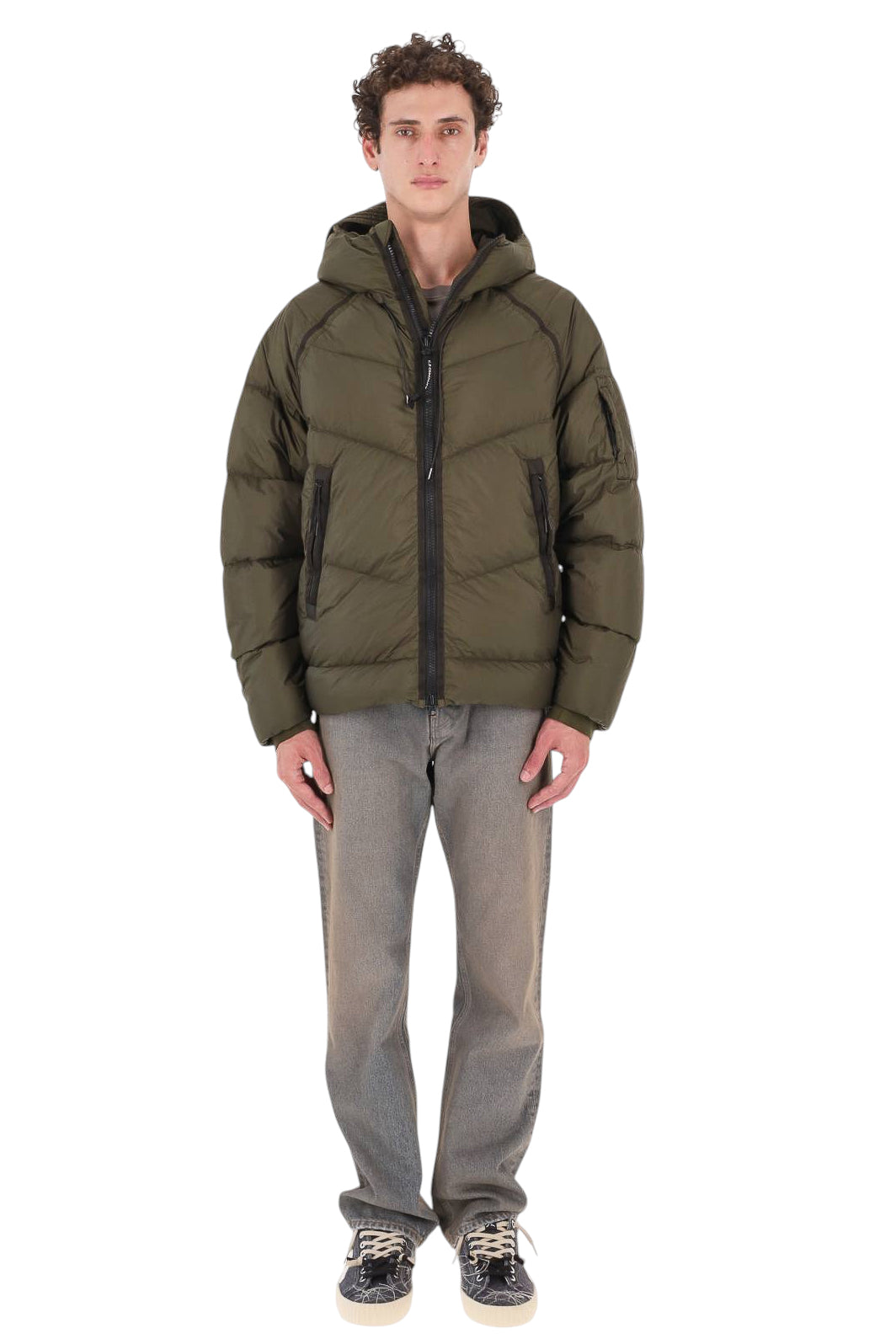 CP Company Piumino Down Shield in ripstop 21CMOW210A11 0655G 683