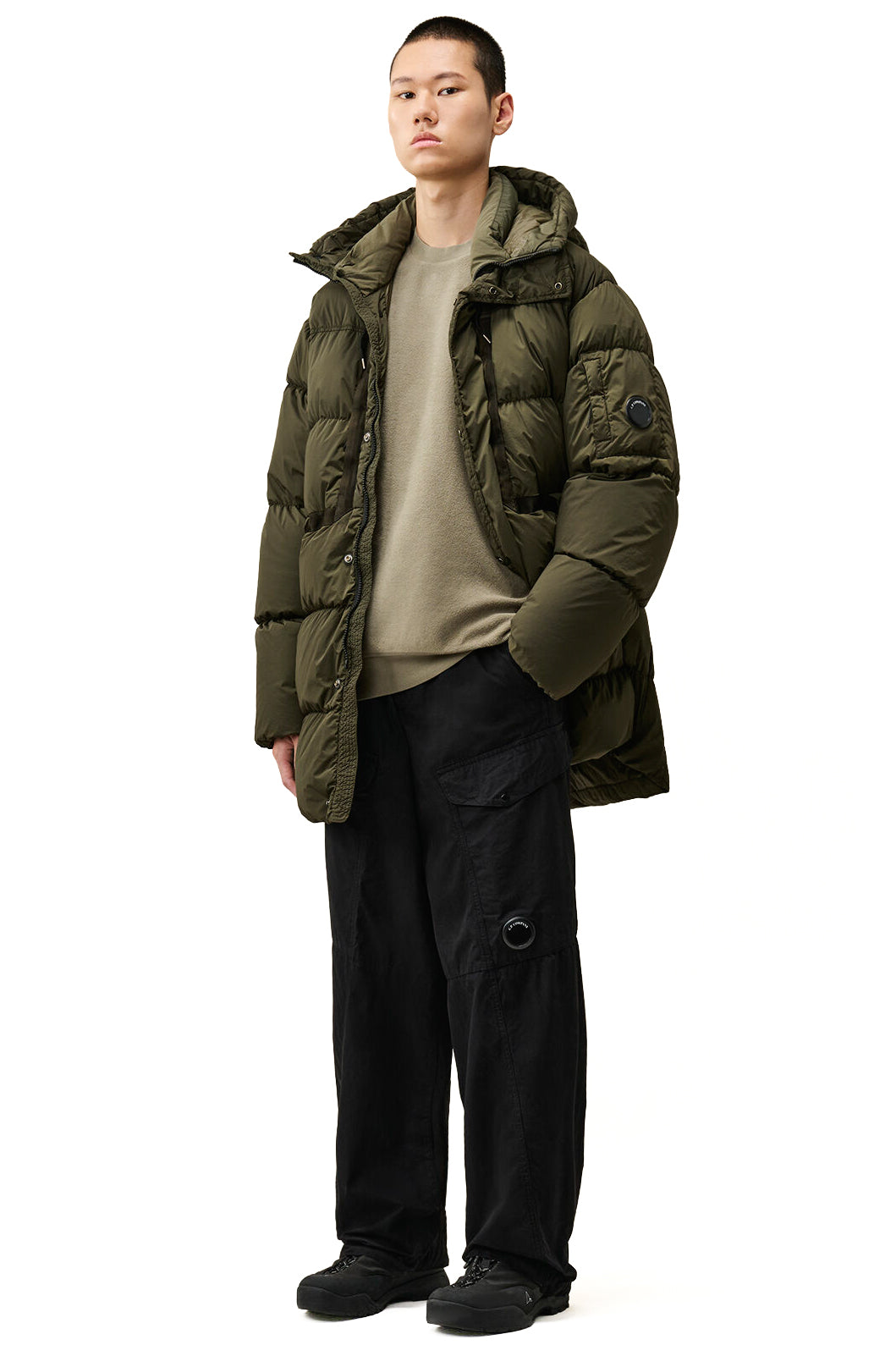 CP Company Pantalone cargo in Micro Reps 21CMPA116A11 0324G 999