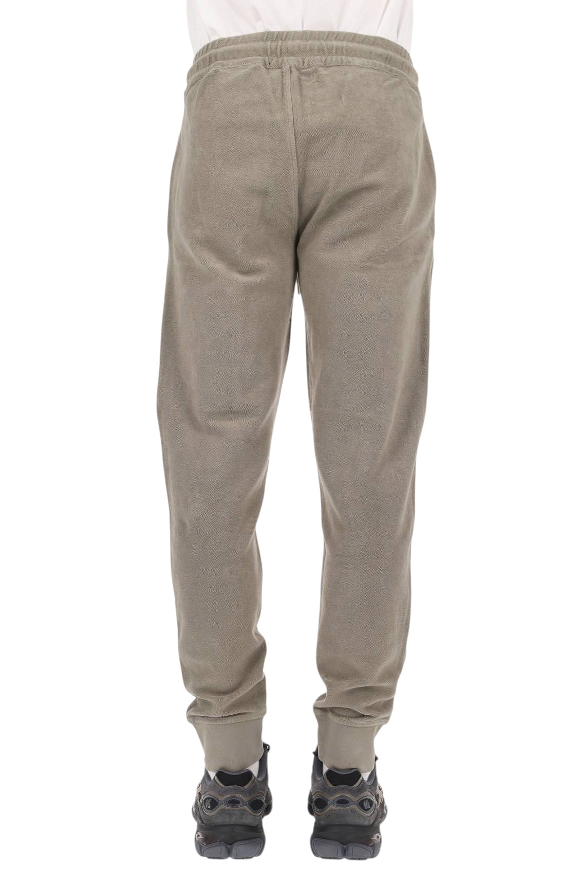 CP Company Pantalone cargo in felpa in cotone Brushed Emerized 21CMSP191A00 6614G 356