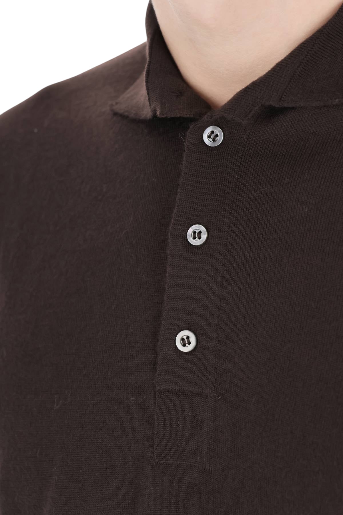 Drumohr Polo in lana 140's Modern fit D0D145 595