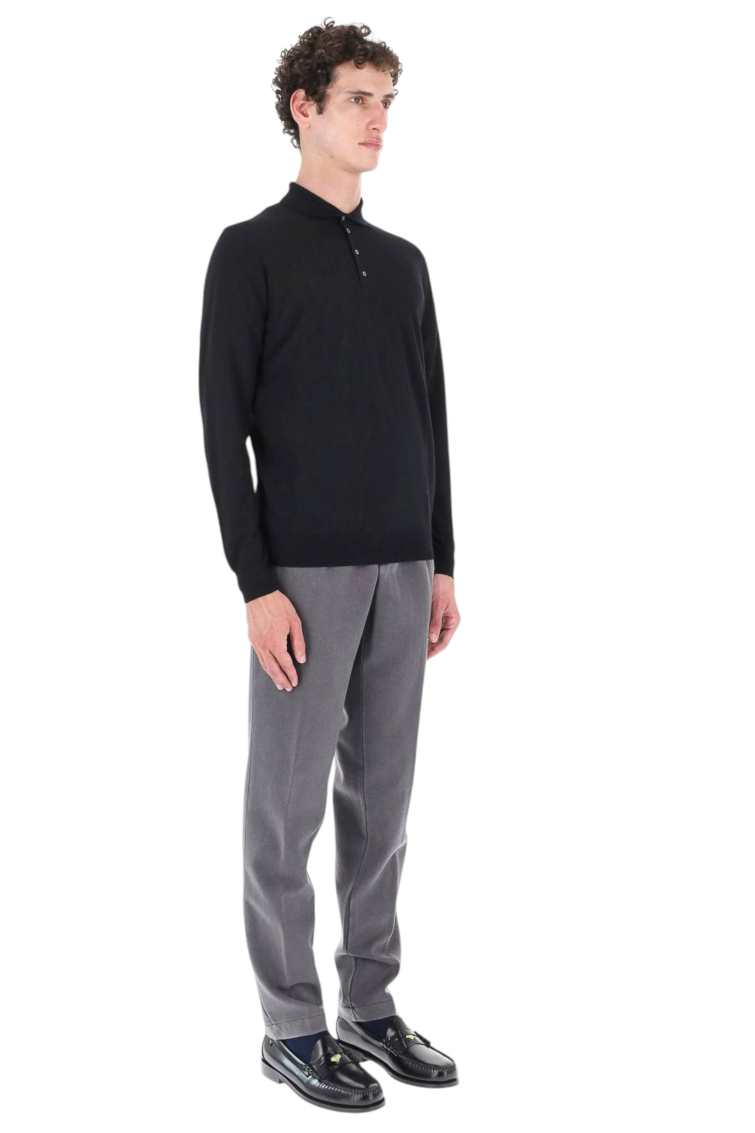 Drumohr Polo in lana 140's Modern fit D0D145/3 690
