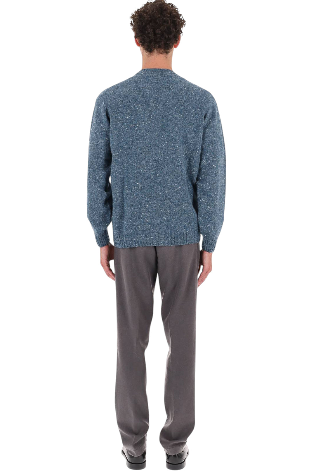 Drumohr Maglia girocollo sale e pepe in lana-cashmere D5SK103NL/3 419