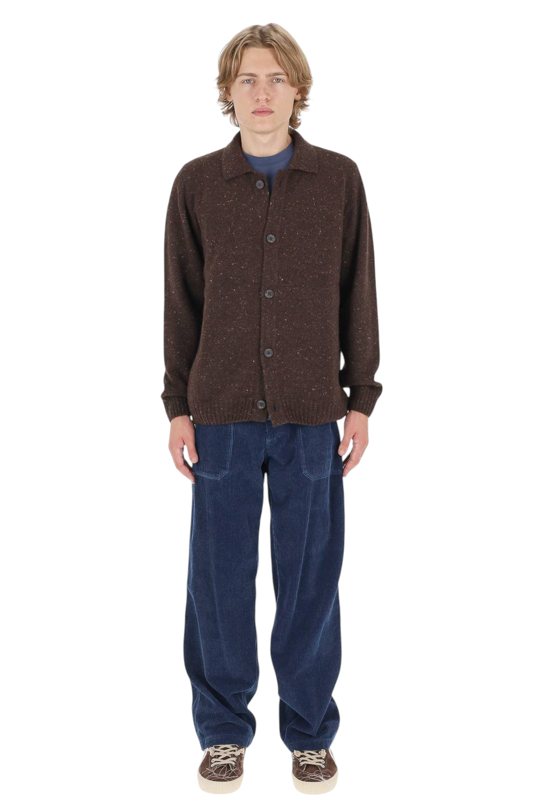 Drumohr Cardigan con bottoni in lana-cashmere D5SK203L 580