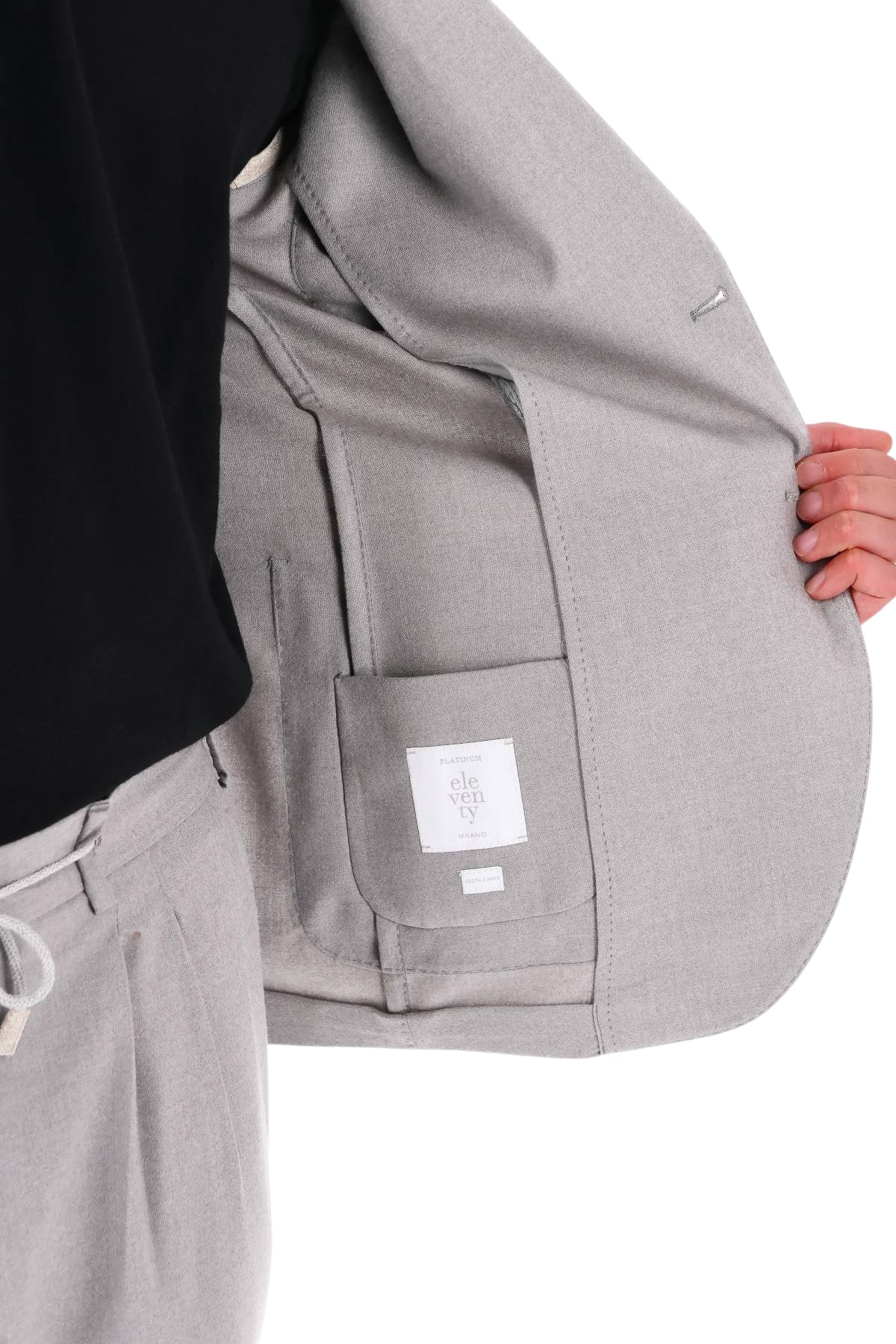 Eleventy Abito in lana con pantalone jogger N75ABUK02 TES0H009 07NN