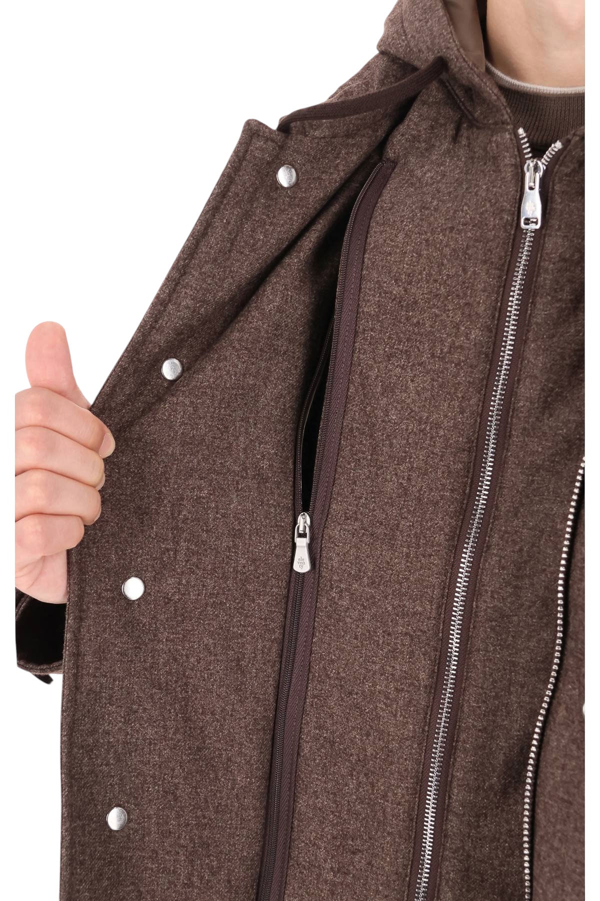 Eleventy Sahariana in lana-cotone-cashmere N75GBTN11 TES0N047 05