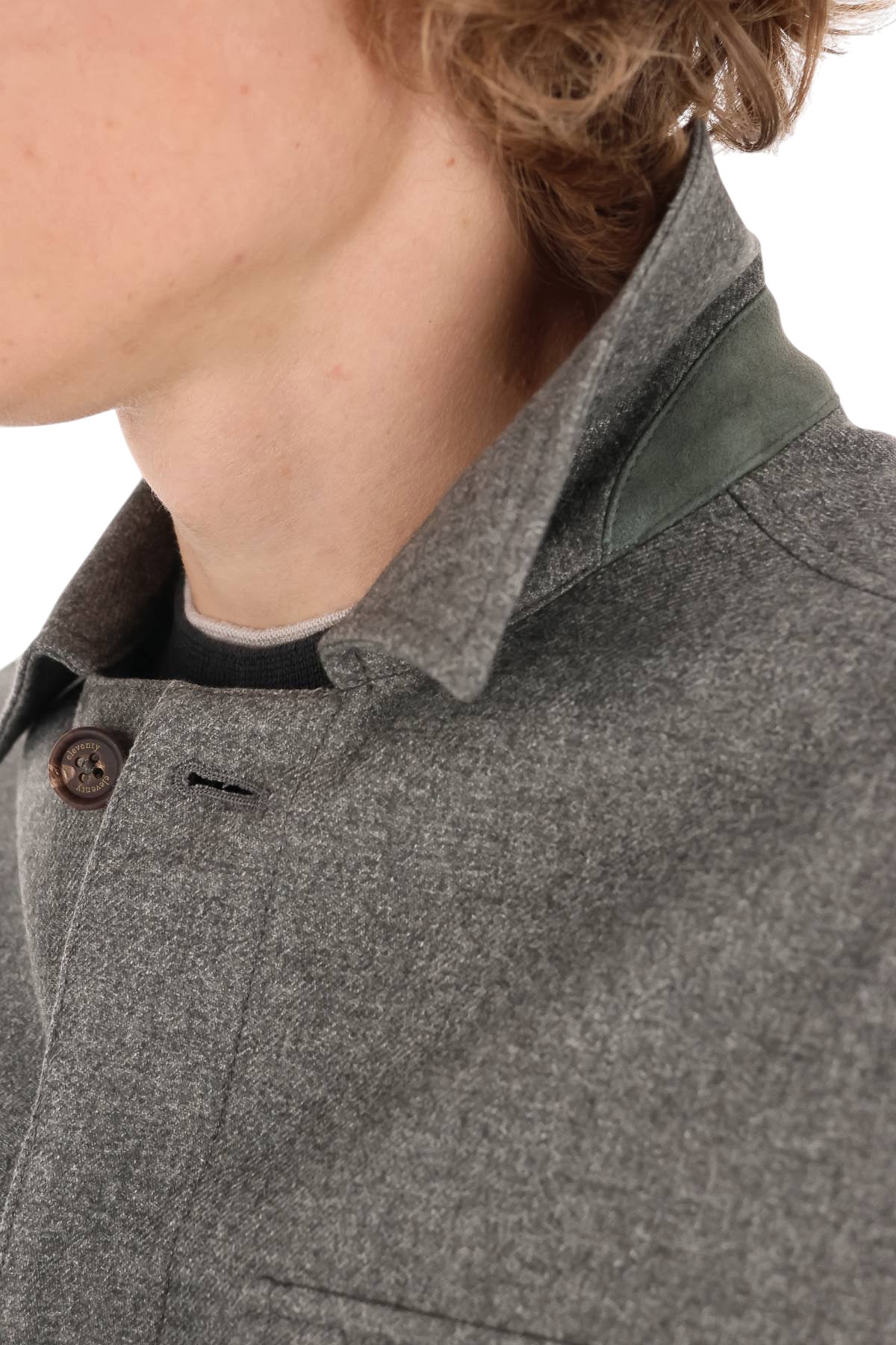 Eleventy Overshirt in lana-cotone-cashmere N75GIAK08 TES0N047 07