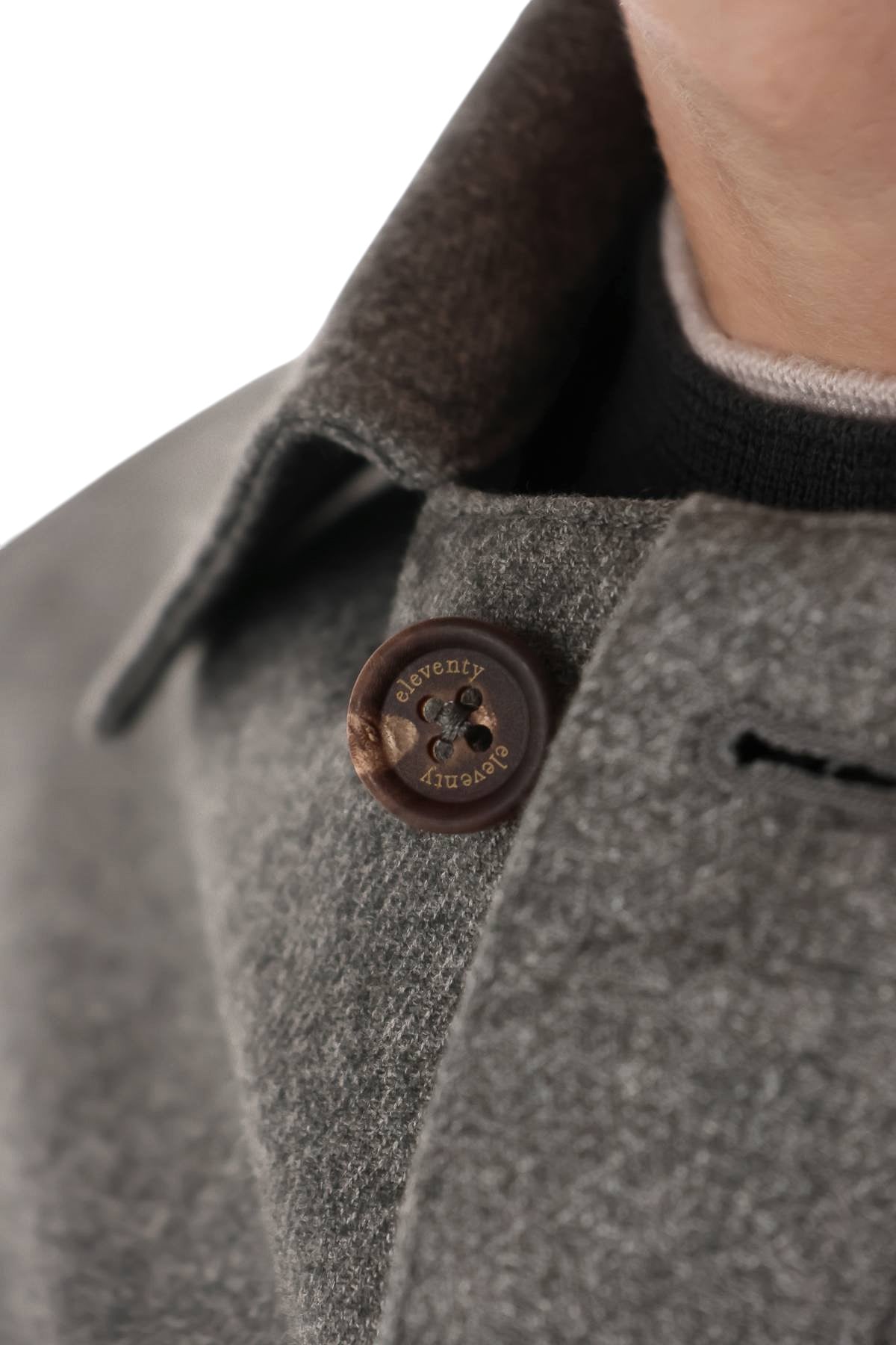 Eleventy Overshirt in lana-cotone-cashmere N75GIAK08 TES0N047 07