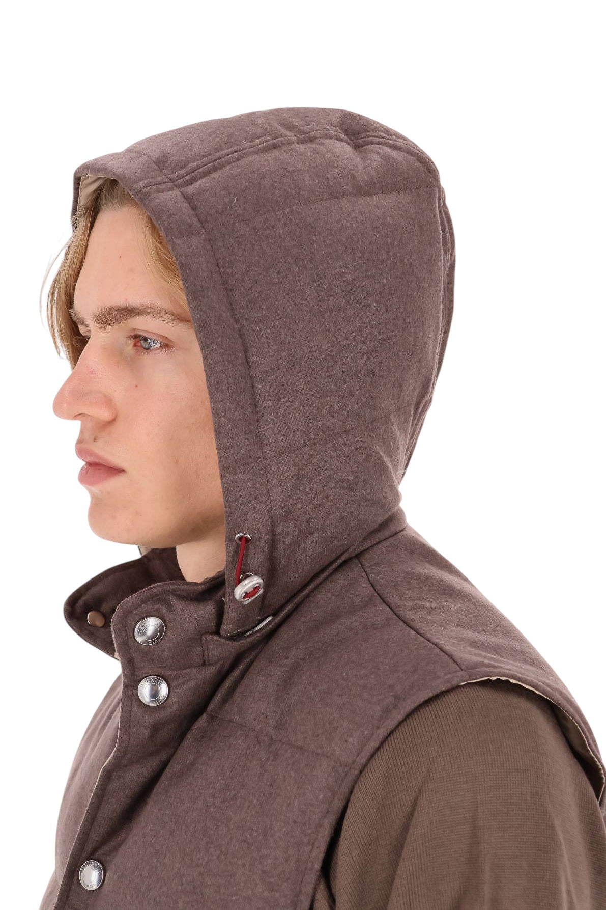 Eleventy Gilet imbottito in cashmere N75GILH04 TES0N168 05