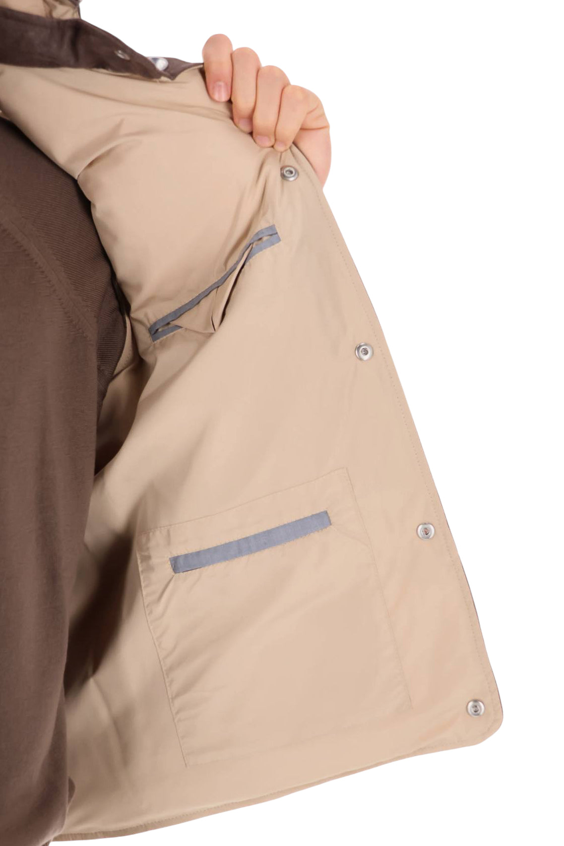 Eleventy Gilet imbottito in cashmere N75GILH04 TES0N168 05