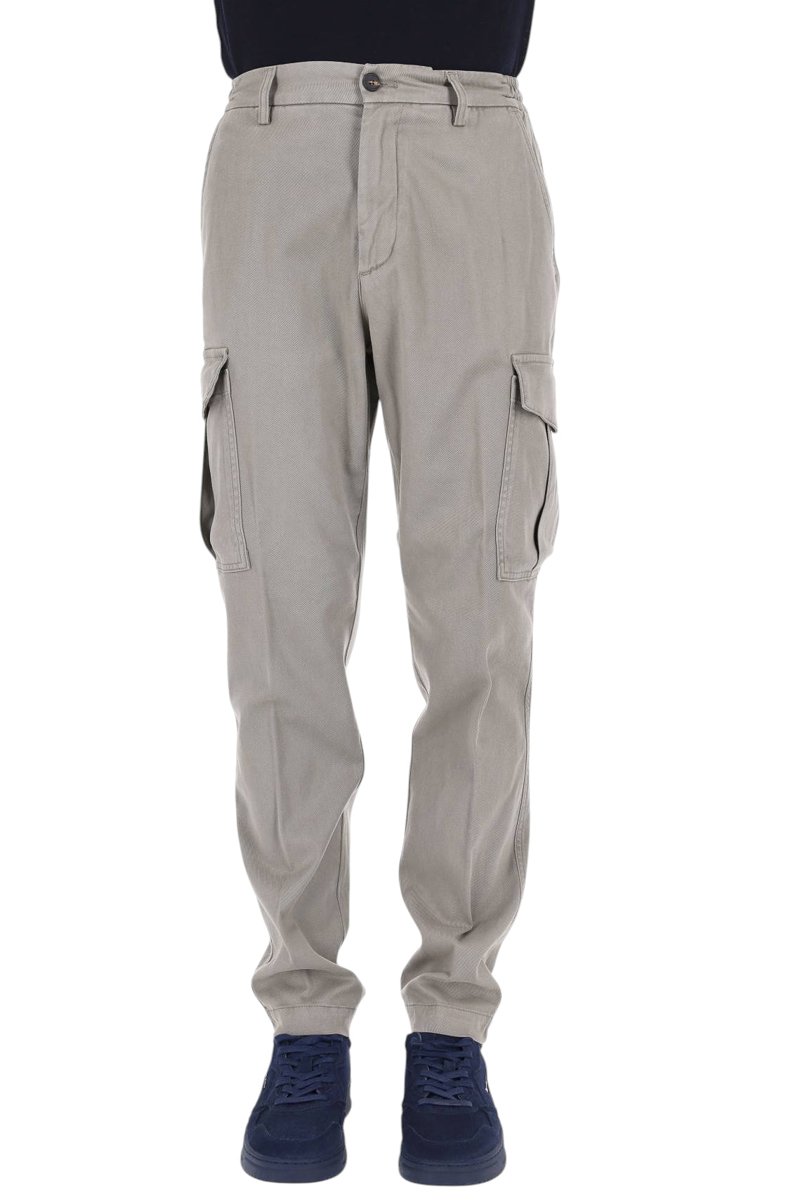 Eleventy Pantalone cargo in lyocell-cotone N75PANN05 TET0N002/2 07