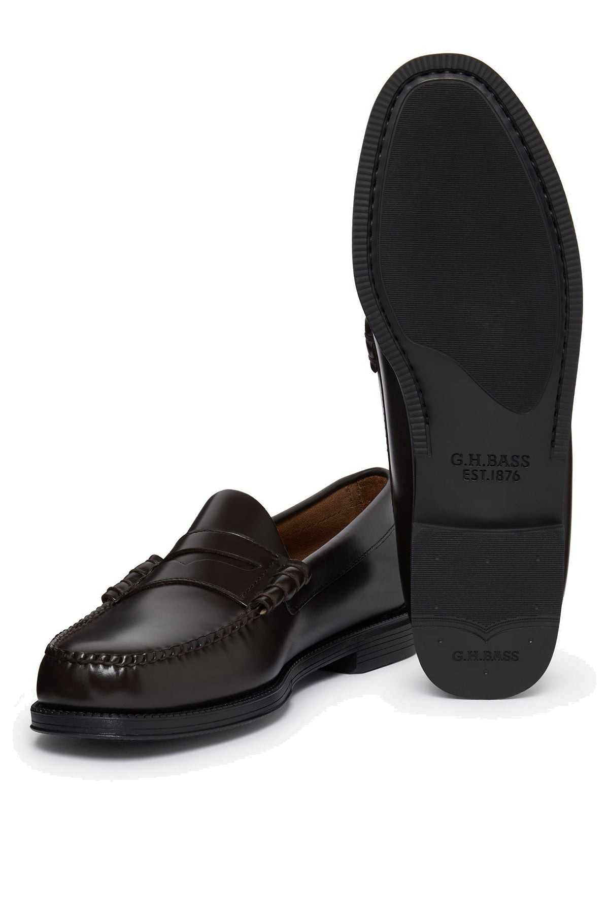 G.H.BASS&CO Mocassino Weejuns penny lavorazione easy in pelle BA11711D OCH