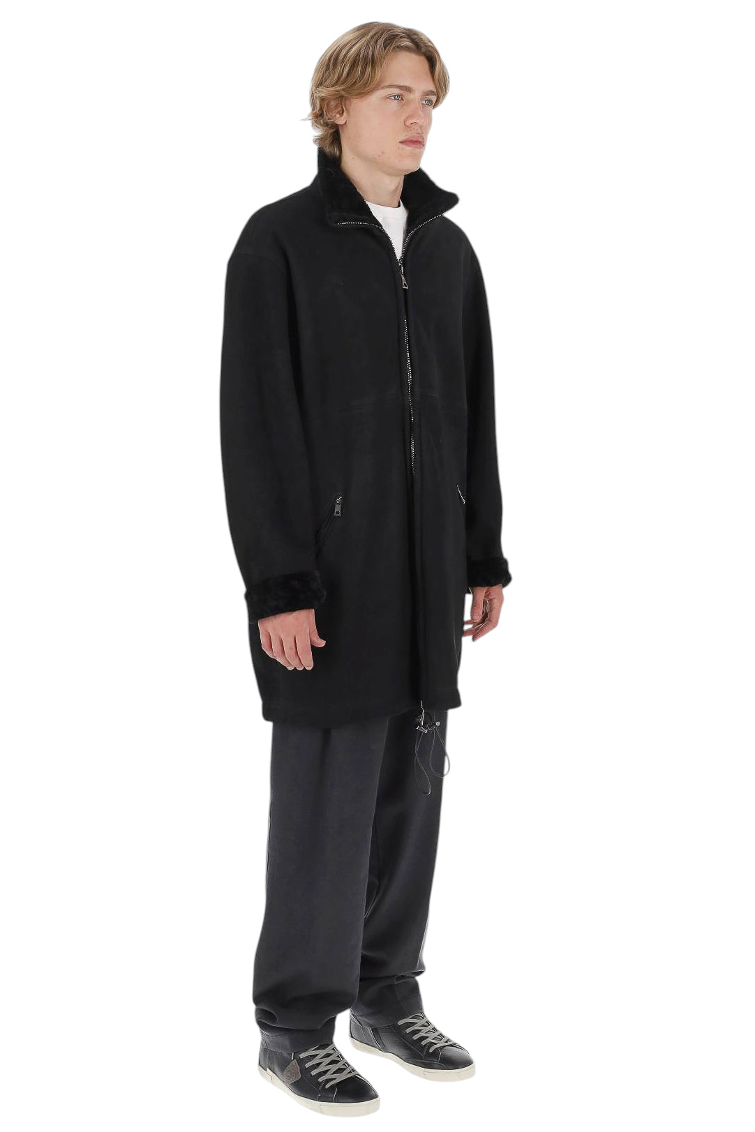 Giorgio Brato Parka artigianale in montone GU26F22052MEVL NERO
