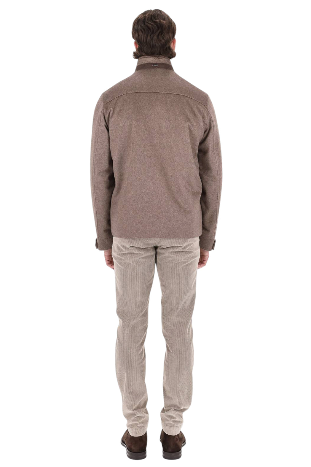 Herno Giubbotto in puro cashmere anti acqua imbottito con collo alto GI000699U 38126 2700