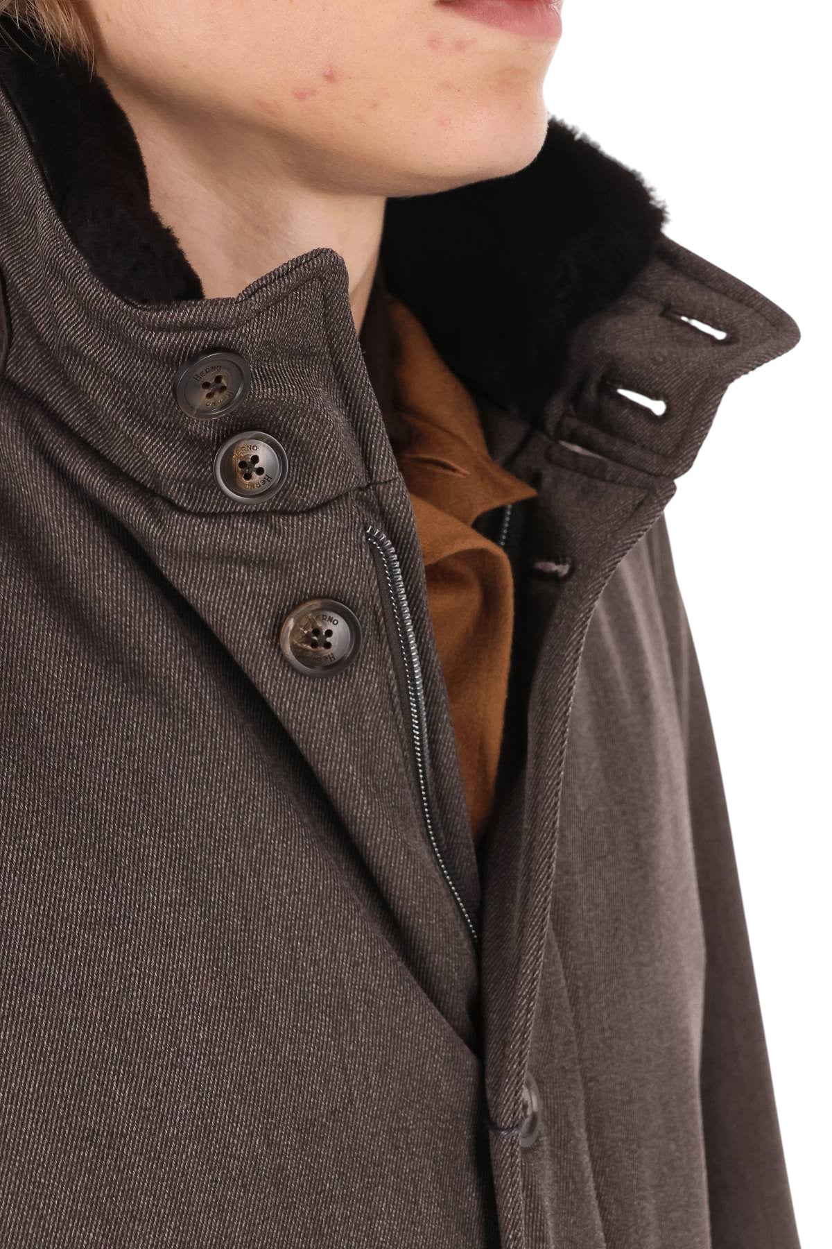 Herno Car coat in lana IM000411U 33186 8800