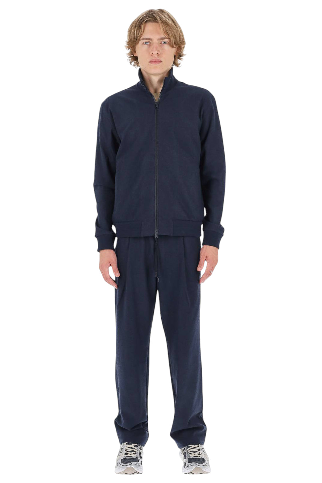 Herno Felpa full zip in tessuto doppiato JC000091U 56034 9200