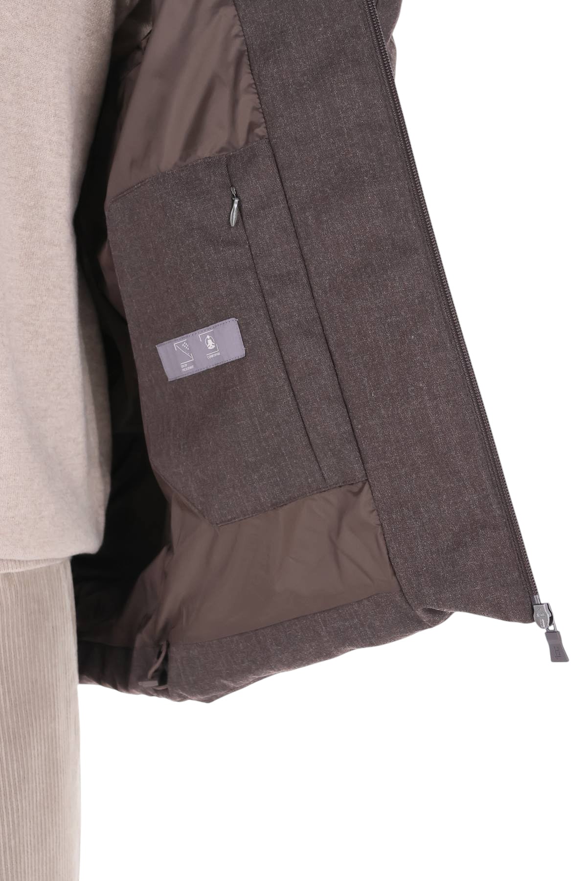 Herno Piumino in lana tecnica PI001401U 33529 8800