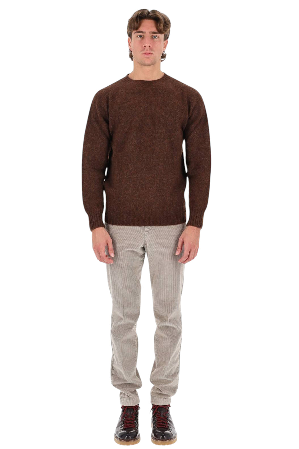 Howlin' Maglia girocollo Birth Of The Cool in lana BIRTH OF THE COOL/6 BROWNISH
