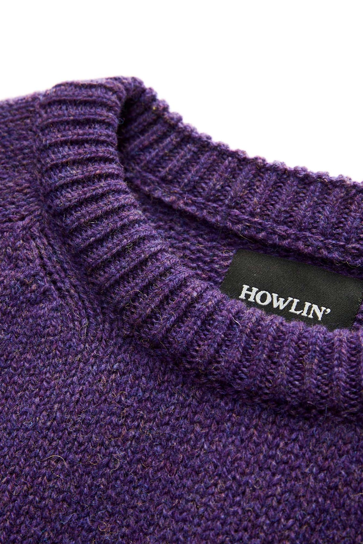 Howlin' Maglia girocollo Boxy Space Knit in lana BOXY SPACE KNIT/4 PURPLE HAZE