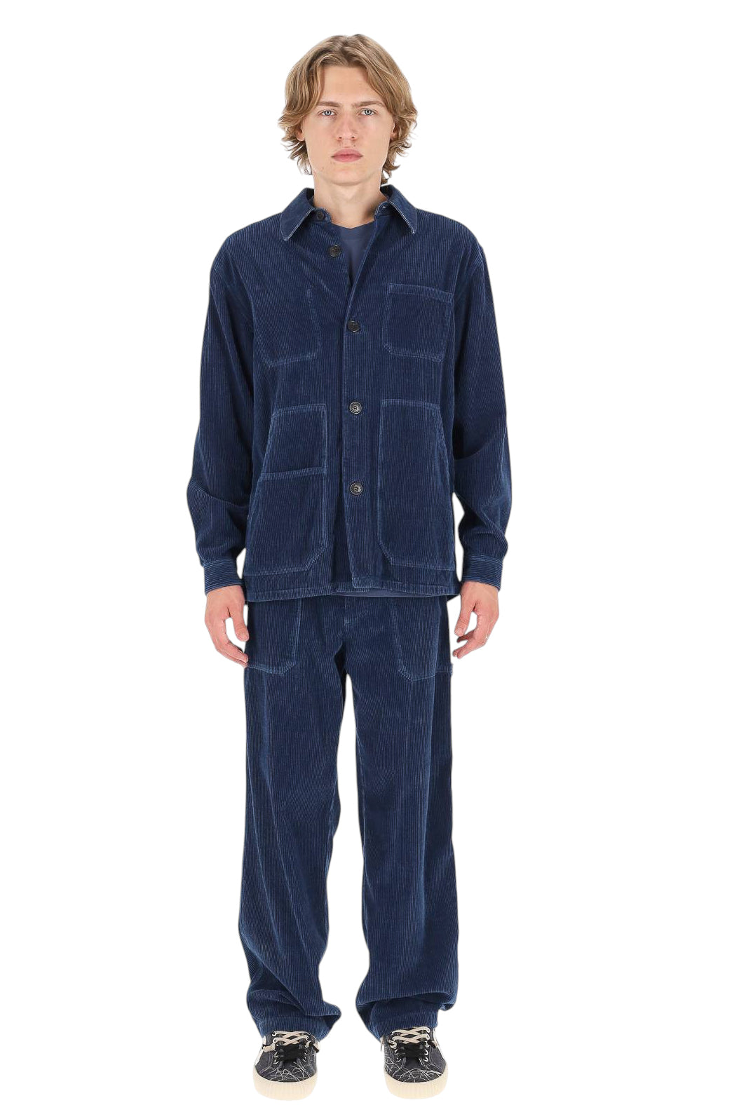 Isabel Marant Overshirt Arzur in velluto a coste VE0778HA-D3G01H 30IN