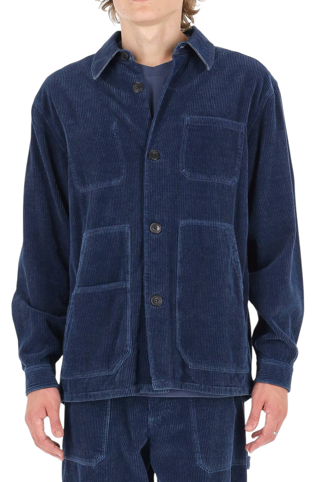 Isabel Marant Overshirt Arzur in velluto a coste VE0778HA-D3G01H 30IN