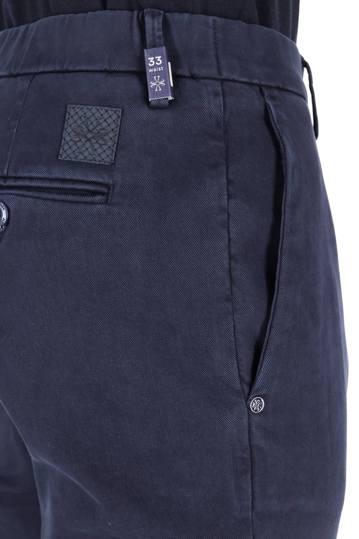 Jacob Cohen 5 tasche Gray in cotone-lyocell diagonale P0026 001 S4216/2 Y99