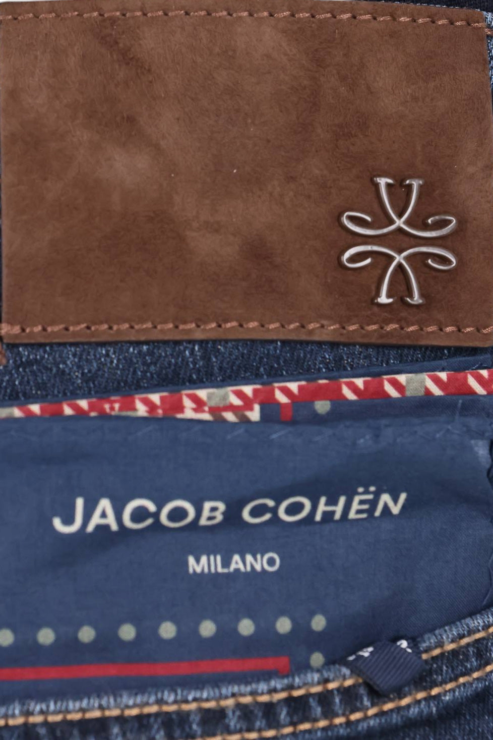 Jacob Cohen Jeans con etichetta in camoscio in cotone comfort Bard fit QE004 032 S4369 100D