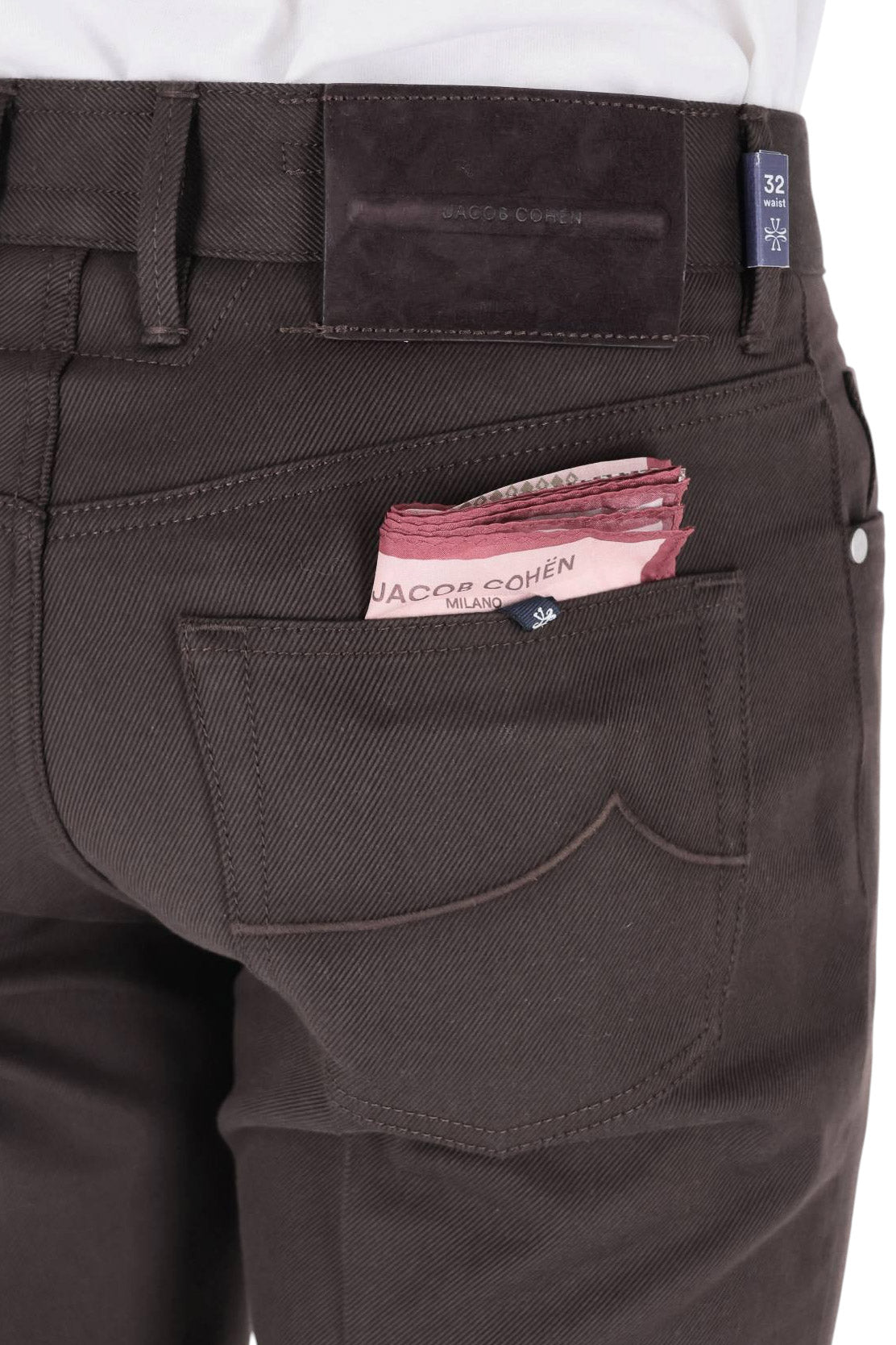 Jacob Cohen 5 tasche Eduardo in cotone-lana diagonale QW031 01C T975A F24