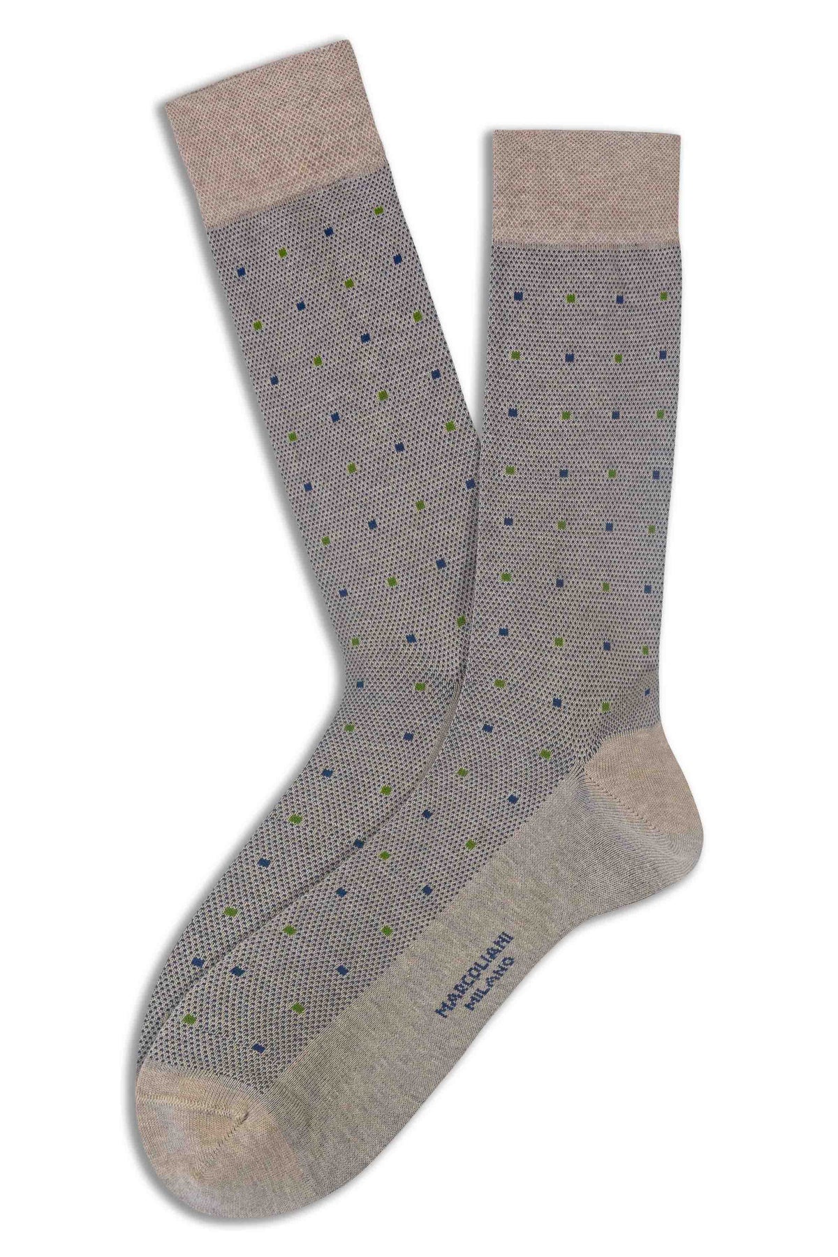 Marcoliani Calza a pois Contemporary in cotone Pima al ginocchio MAR4587L/3 035