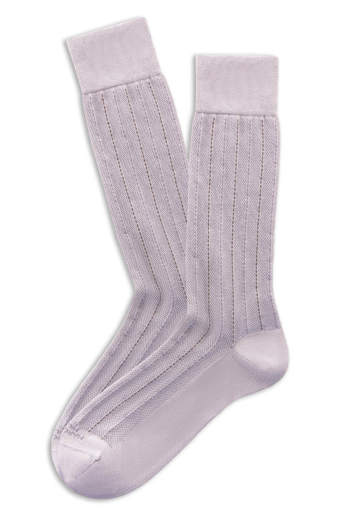 Marcoliani Calza micro rigata piqué Mousse of Modal con cashmere al ginocchio MAR4811L/3 209