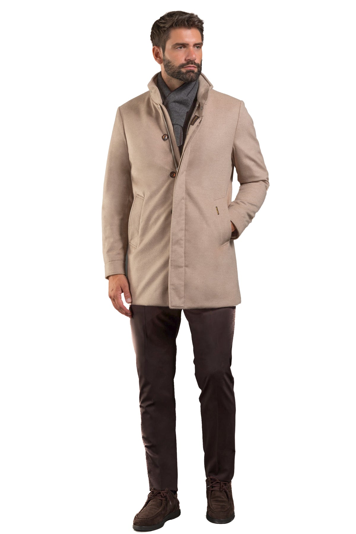 Moorer Giacca lunga Braggi-B5L in puro baby cashmere imbottita BRAGGI-B5L U0215