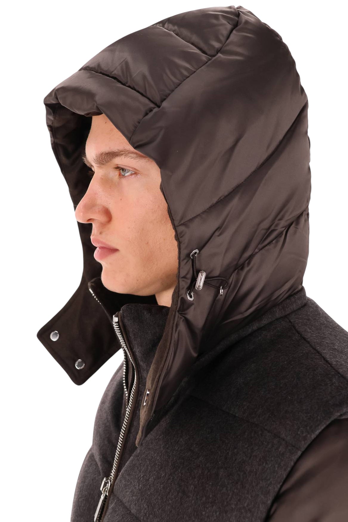 Moorer Bomber bimateriale lana+nylon mod. Casciano-SE9 CASCIANO SE9 U0202