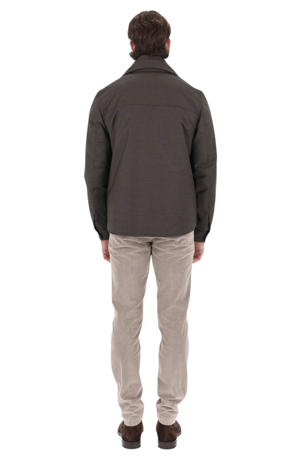 Moorer Giubbotto-overshirt Dasson-LL in flanella di lana vergine e cashmere DASSON LL U0311