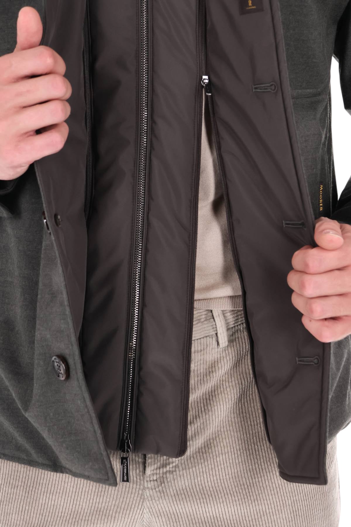Moorer Giubbotto-overshirt Dasson-LL in flanella di lana vergine e cashmere DASSON LL U0311
