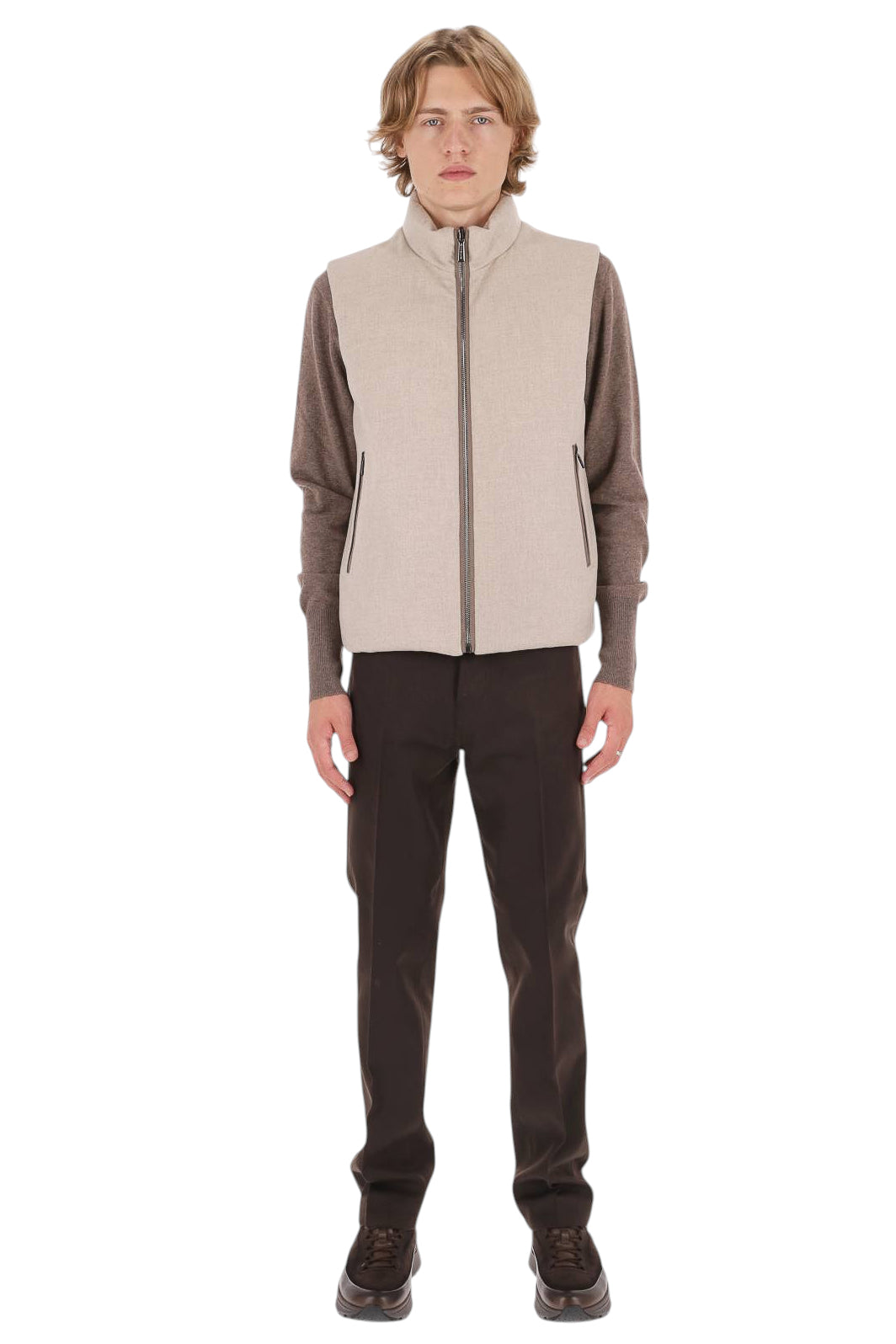 Moorer Gilet in lana-cashmere reversibile mod. Falieri-LS9 FALIERI LS9 U0033
