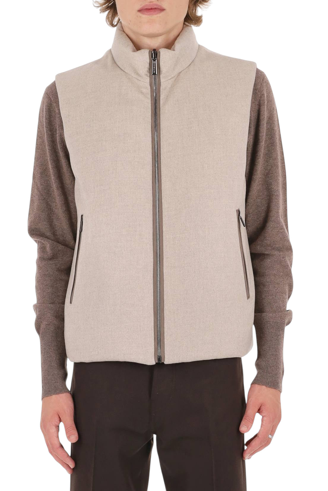 Moorer Gilet in lana-cashmere reversibile mod. Falieri-LS9 FALIERI LS9 U0033