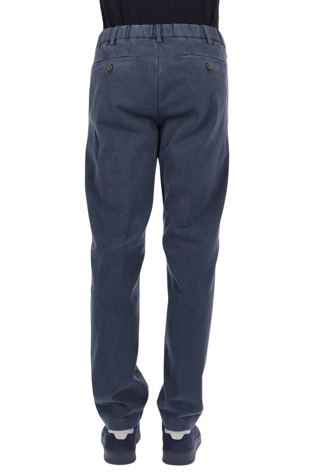 Myths Pantalone in cotone diagonale con coulisse 26WM12L 13-FR/2 037