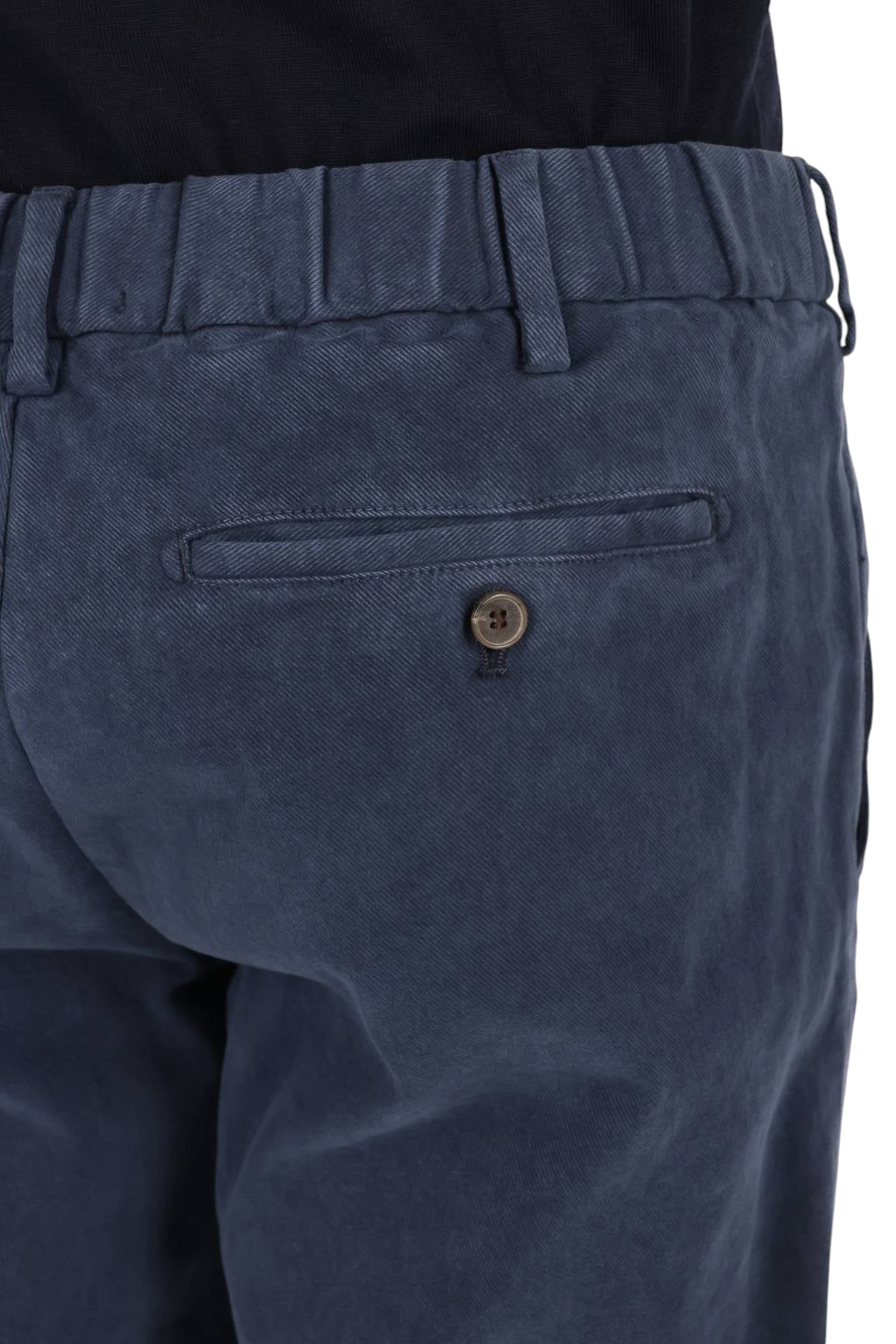 Myths Pantalone in cotone diagonale con coulisse 26WM12L 13-FR/2 037