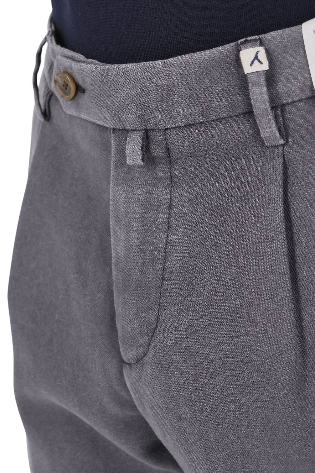 Myths Pantalone Zeus in lana vergine delavé 26WM19LONG 102/2 34