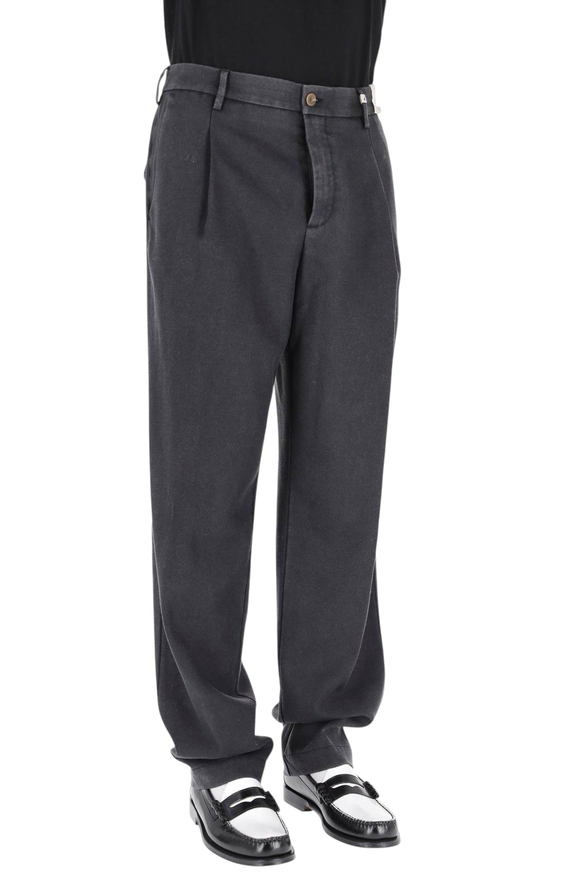 Myths Pantalone Ade-P in lana vergine over fit 26WM23L 102 999