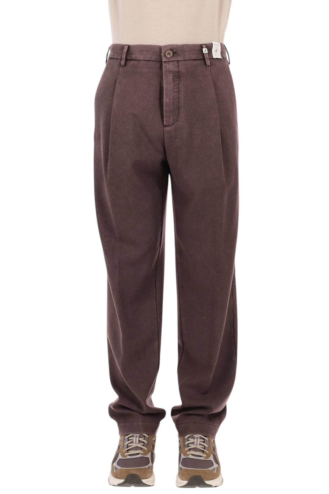 Myths Pantalone Ade-P in flanella di lana vergine over fit 26WM23L 102/3 119