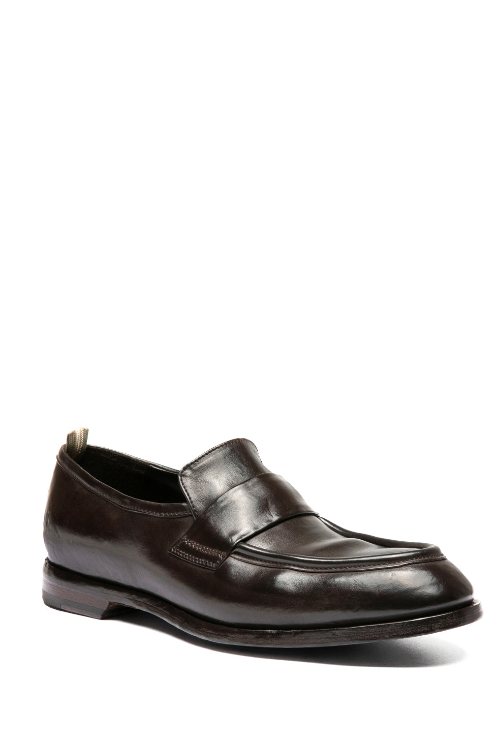 Officine Creative Mocassino in pelle di culatta di cavallo OCUSOUN010STRAC2040 TESTA DI MORO