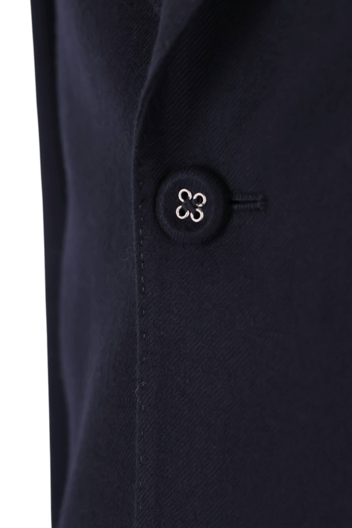 Officine Générale Giacca Michel in twill di lana vergine MTLG409 DARK NAVY