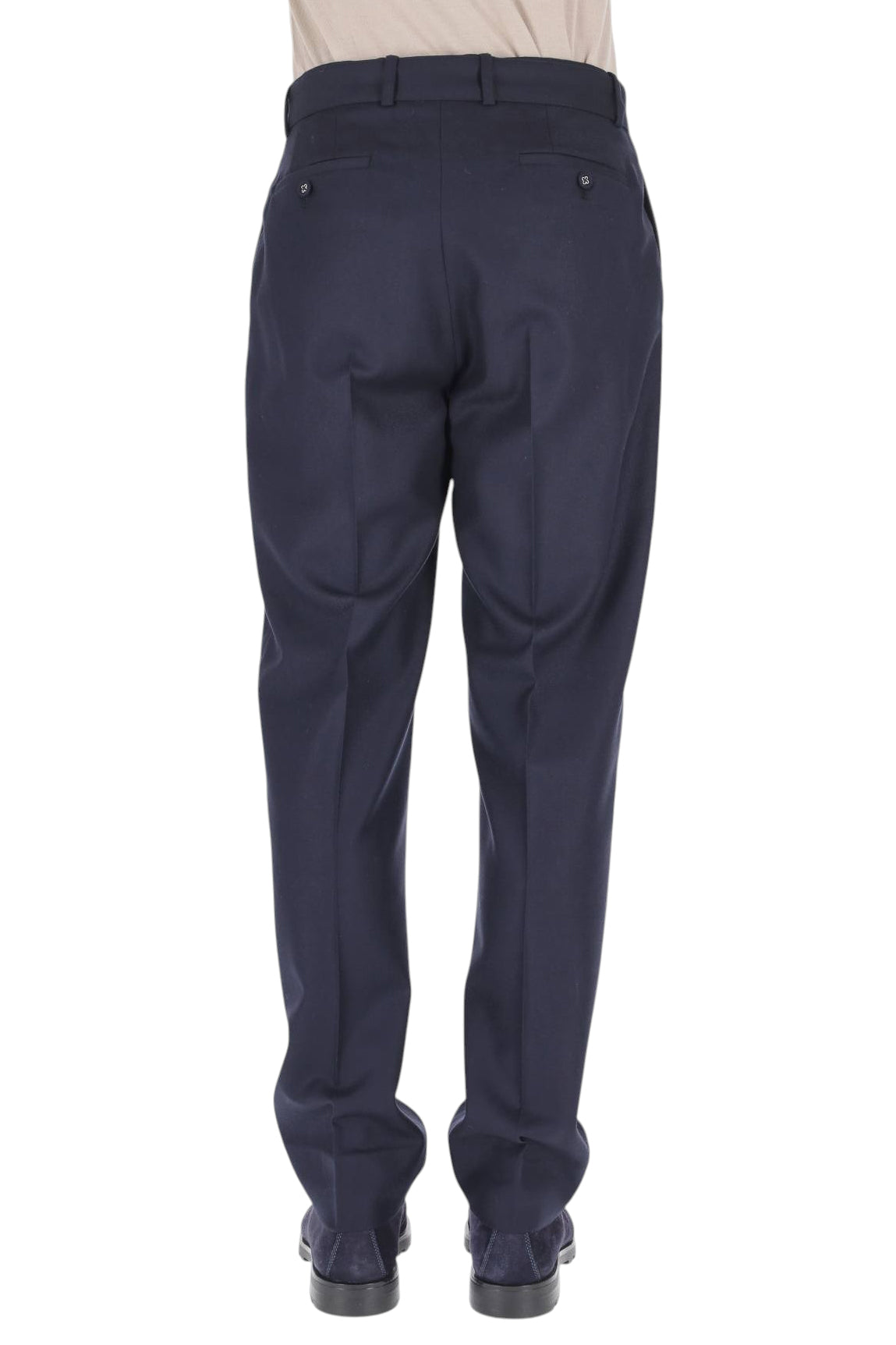 Officine Générale Pantalone Hoche in twill di lana vergine MTLG459 DARK NAVY
