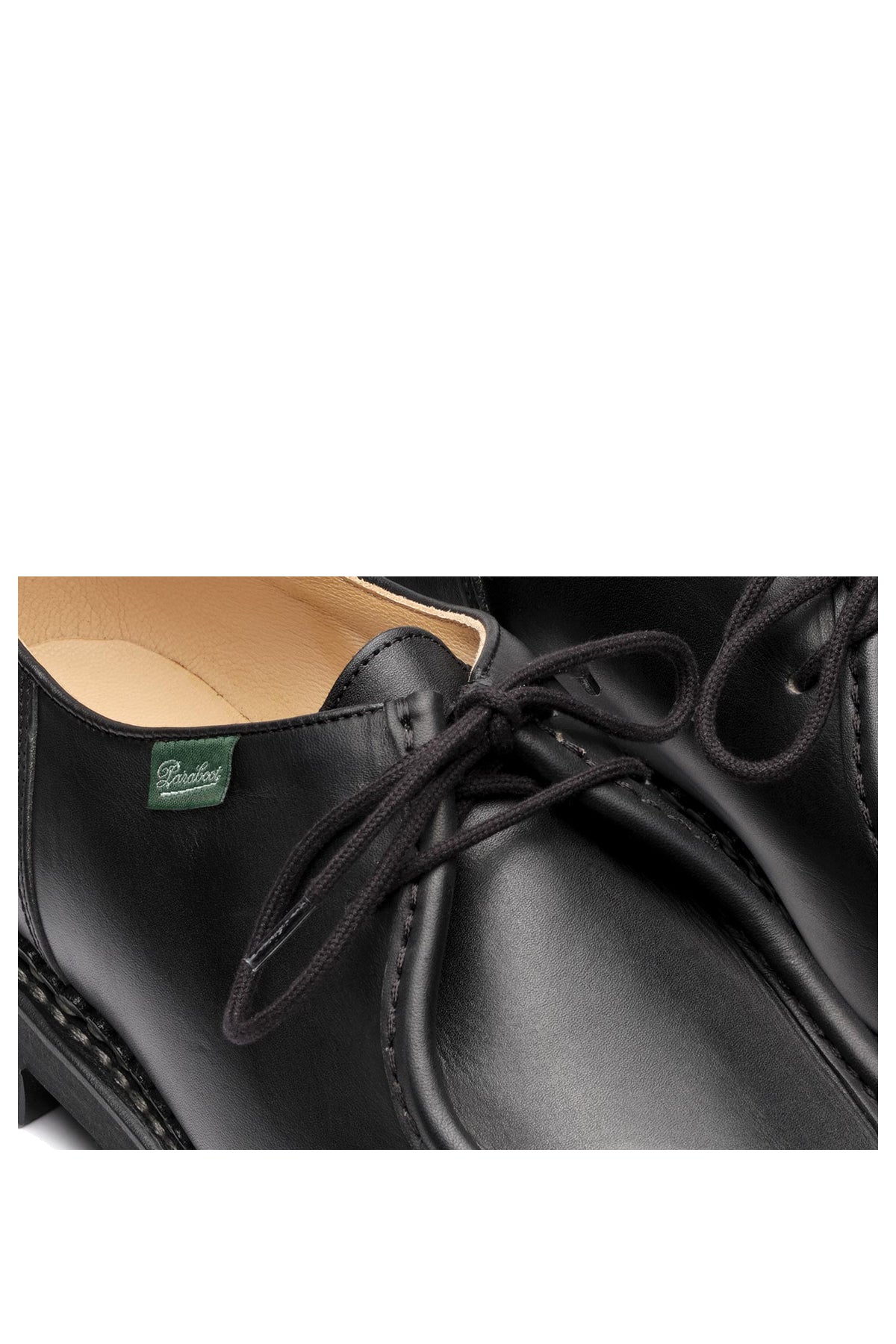 Paraboot Derby Michael in pelle 715604 LISSE NOIR