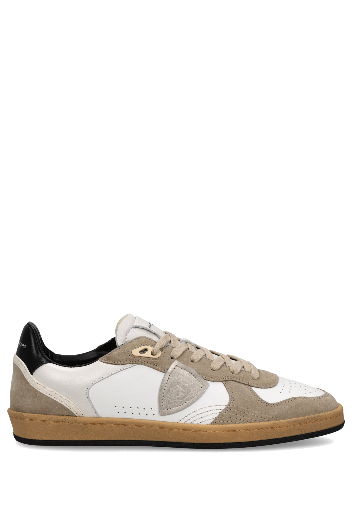Philippe Model Sneaker Pigalle in pelle con talloncino nero PGLU PGAL/7 VD05